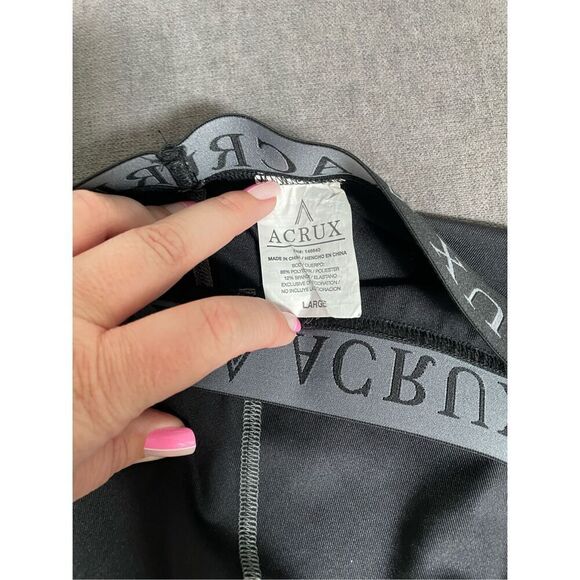 Acrux Oilers Unisex Compression Leggings Size Large - Picture 3 of 7